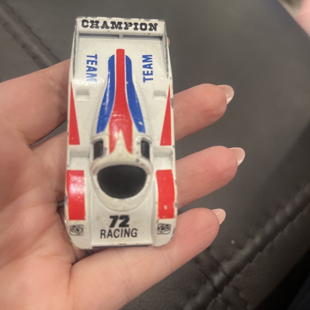 Vintage MAJORETTE SONIC FLASHER CHAMPION RACING TEAM #72 RACE CAR Rare Original